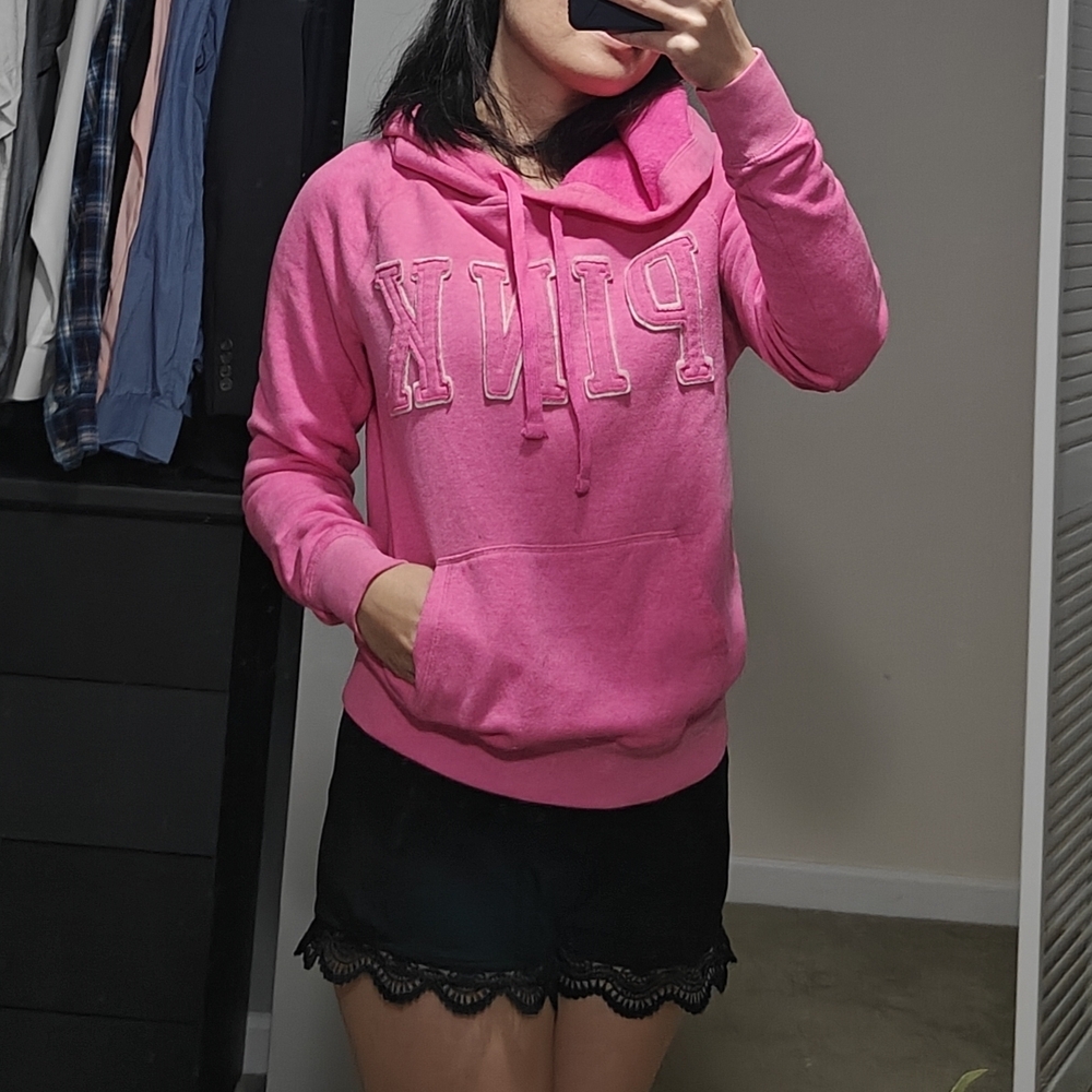 PINK Victoria's Secret Fuchsia Hoodie - Picture 4 of 6